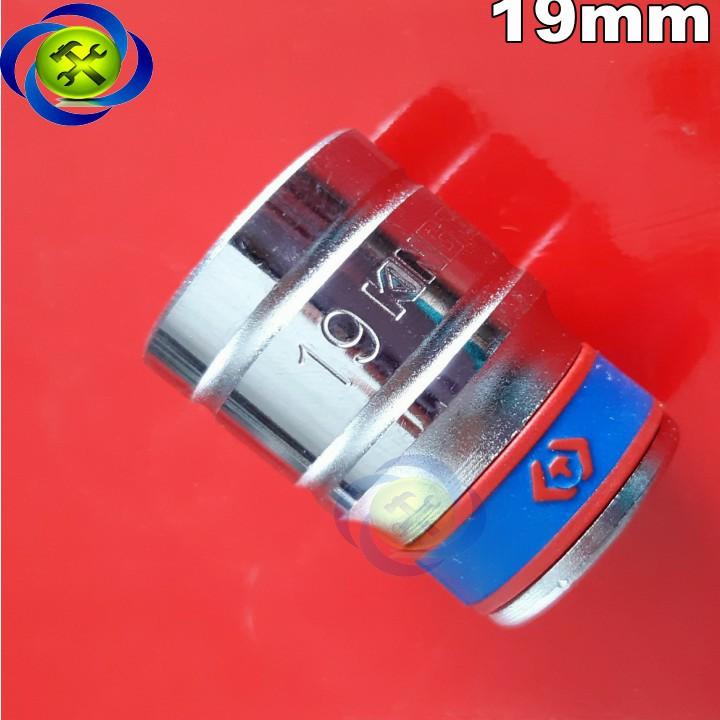 Tuýp trắng ngắn kingtony 433519m 1/2 inch - 19mm 6 cạnh