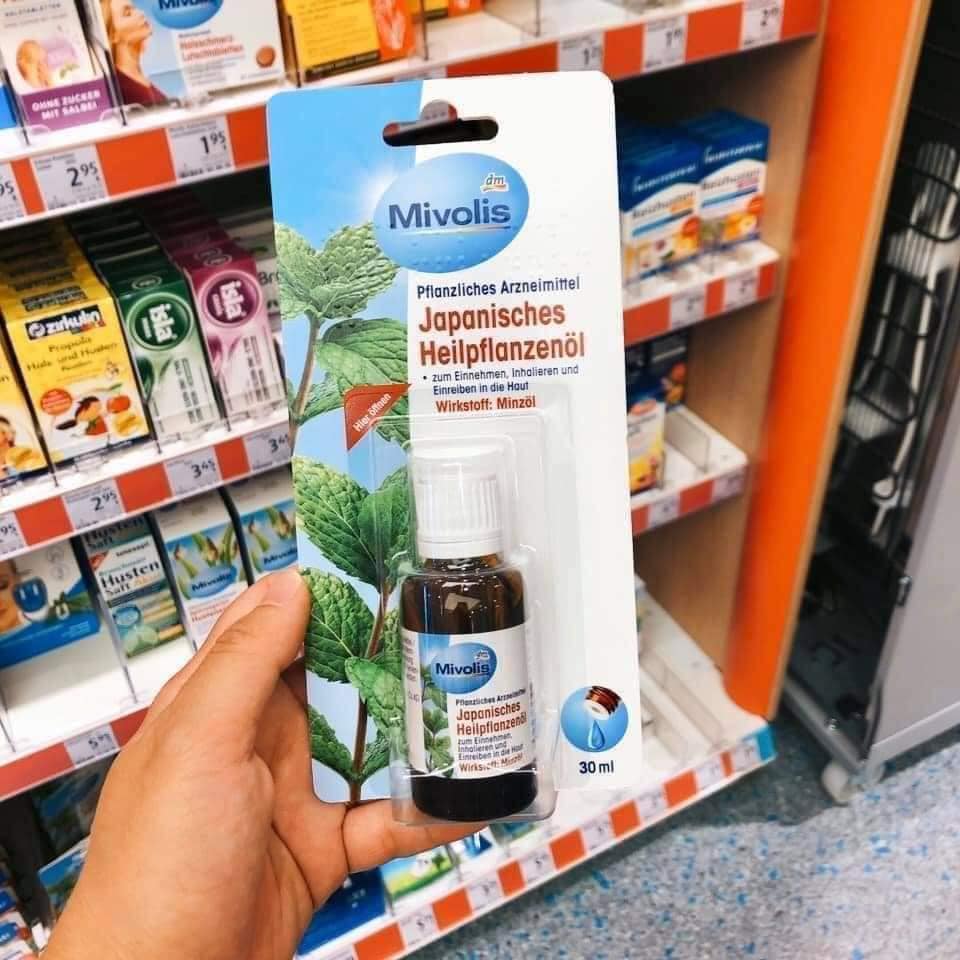 Tinh Dầu Bạc Hà Mivolis Japanisches Heilpflanzenol 30 ml - Hàng Nội Địa Đức