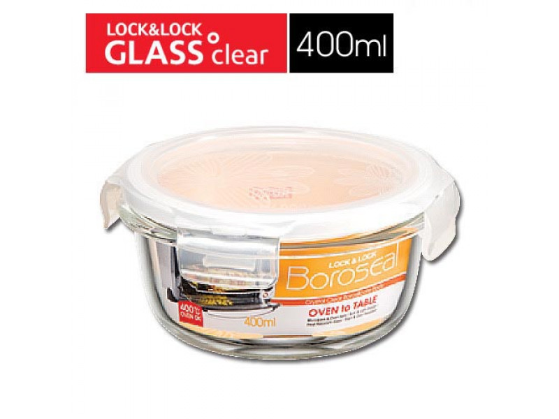 Hộp thủy tinh lock&lock clear tròn llg822