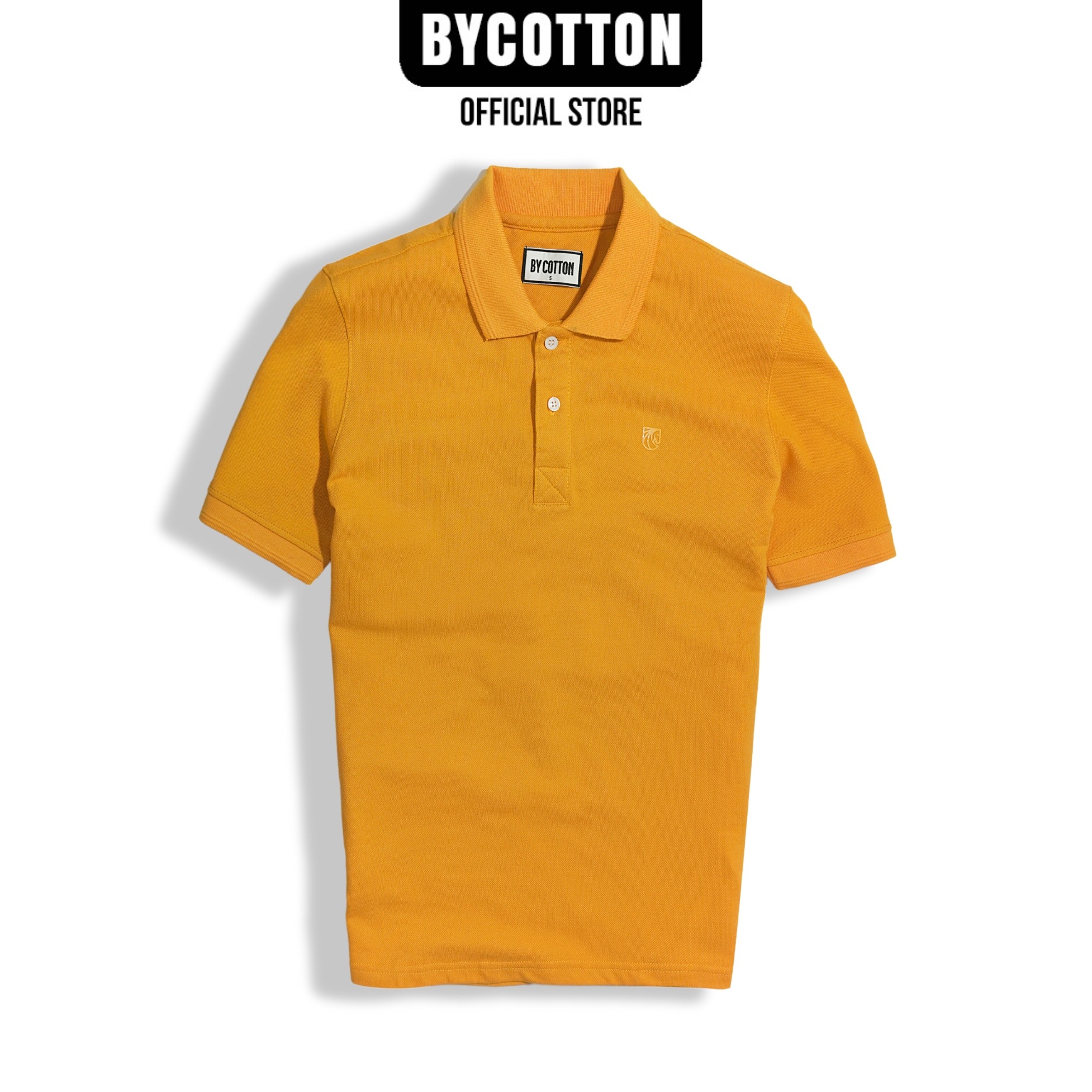 Áo thun nam cao cấp yellow basic polo by cotton