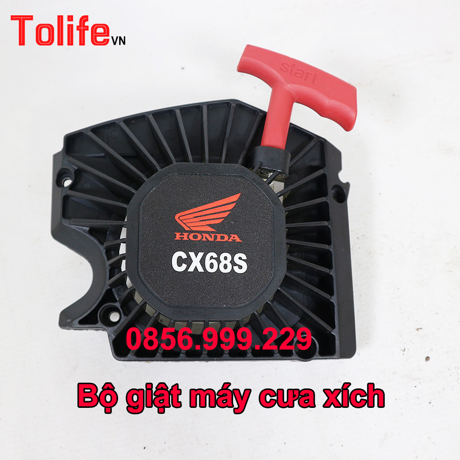 Bộ giật khởi động máy cưa xích honda cx68 chuẩn theo máy, Phụ tùng thay thế máy cưa honda cx68