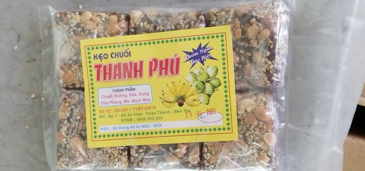 Kẹo chuối Thanh Phú bịch 200g