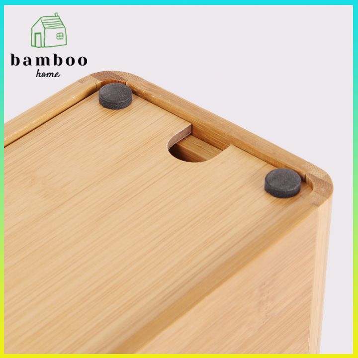 Hộp giấy ăn bằng gỗ tre xinh xắn- Hộp đựng giấy ăn tiện lợi - Bamboo Home