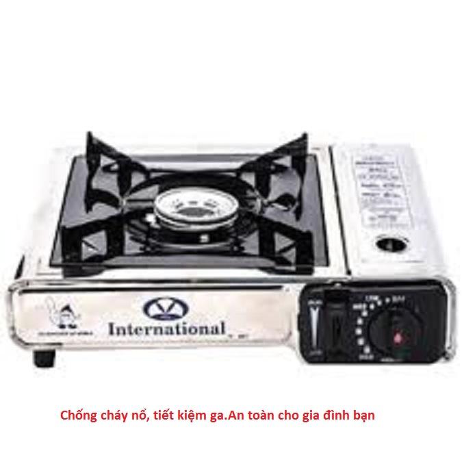 Bếp ga du lịch International, chống cháy nổ , tiết kiệm ga.
