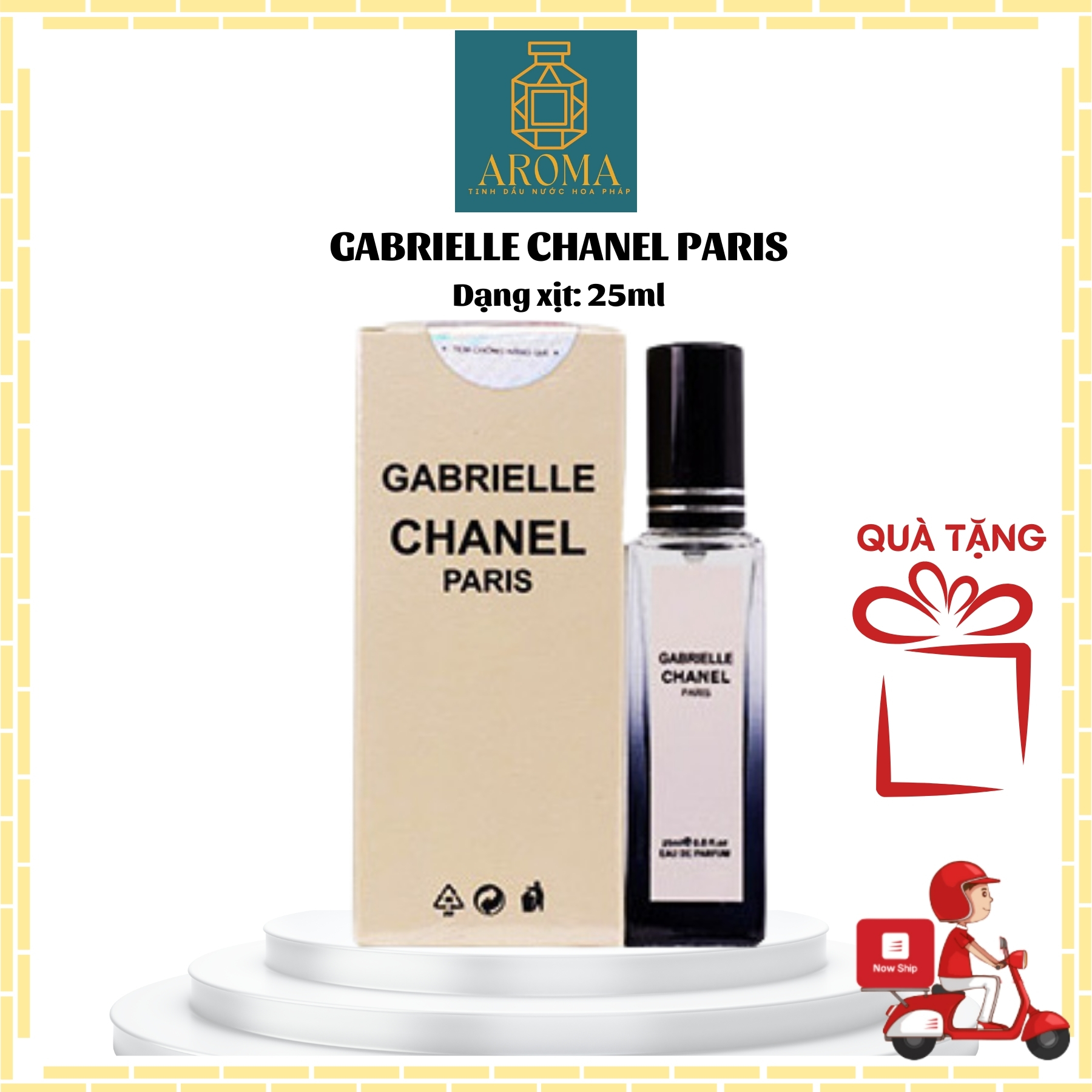 Tinh dầu nước hoa pháp hparfum gabrielle chanel paris