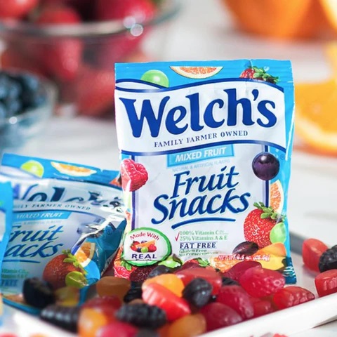 Date 12/2024 - Kẹo dẻo trái cây Welch'S Fruit Snacks - kẹo dẻo từ trái cây thật