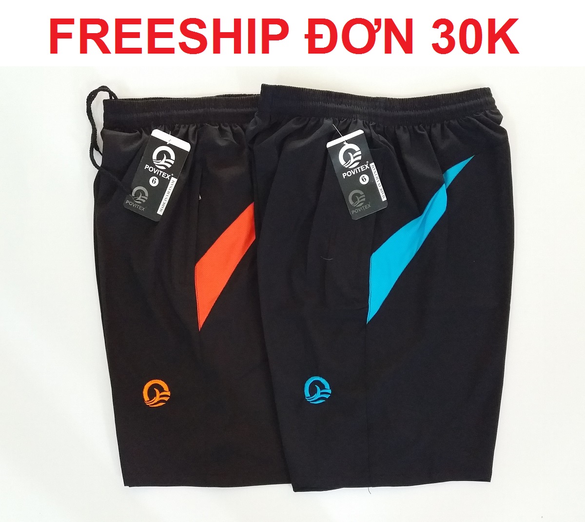 COMBO 2 QUẦN SHORT NAM , QUẦN THỂ THAO NAM, VẢI DÙ CAO CẤP, MỀM MỊN, THẤM HÚT MỒ HÔI, THOÁNG MÁT, CO GIÃN NHẸ, CÓ 2 TÚI KHÓA KÉO  (SIZE 6- DƯỚI 70KG) - HÀNG VN (ẢNH THẬT)