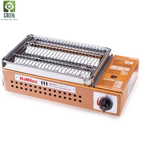 Bếp nướng ga hồng ngoại Namilux NA-24N-VN đốt cháy ga hoàn toàn, không ám mùi ga