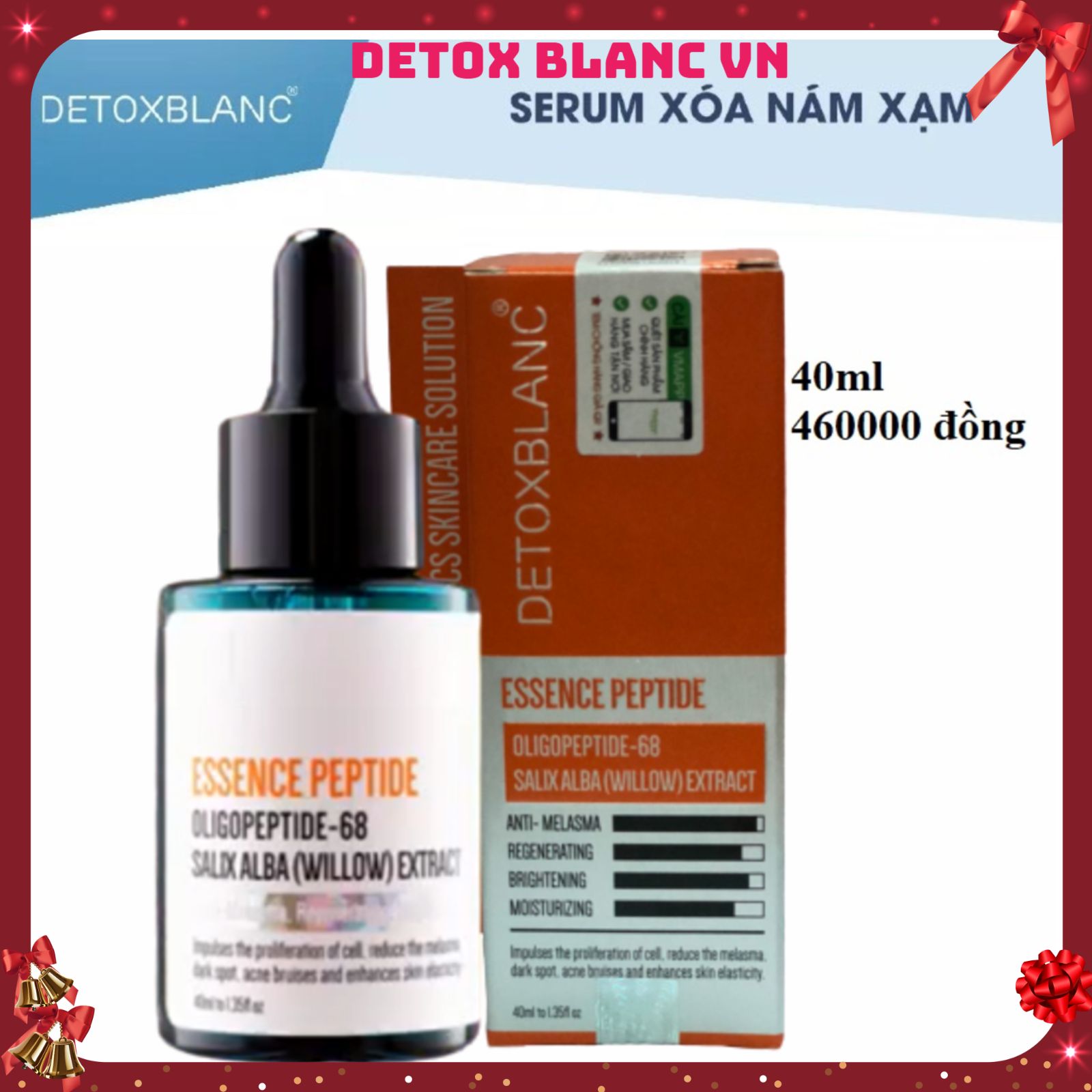 Serum xóa nám tàn nhang Detox Blanc loại 40ml