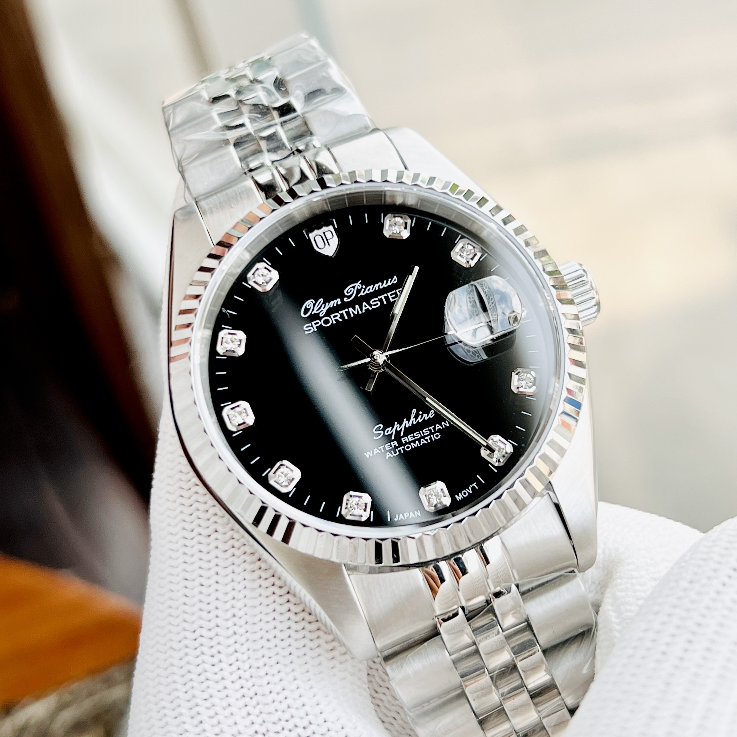 Đồng hồ Nam Olym Pianus OP89322AGS-D Máy cơ kính Sapphire Bảo hành 2 năm
