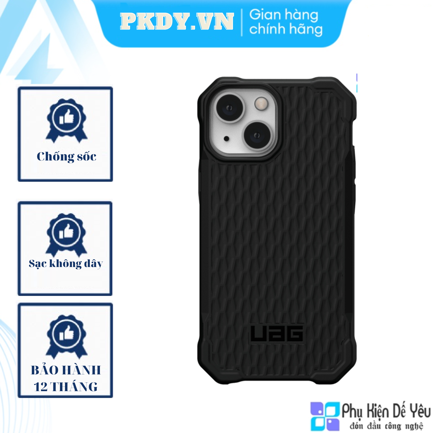 Ốp uag essential armor với magsafe cho iphone 13 mini/ 13/ 13 pro/ 13 pro max 5g