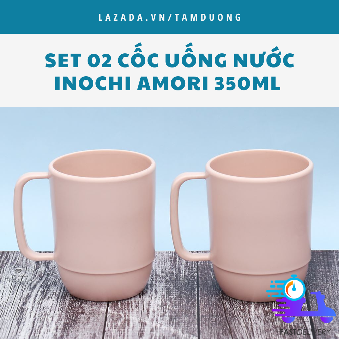 Combo 02 Chiếc Cốc Uống Nước Inochi - Kiểu Cao [HCM-Giao hoả tốc 2h]