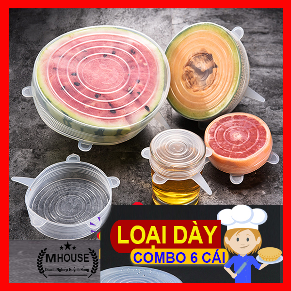 Combo 6 màng bọc hộp thức ăn thực phẩm