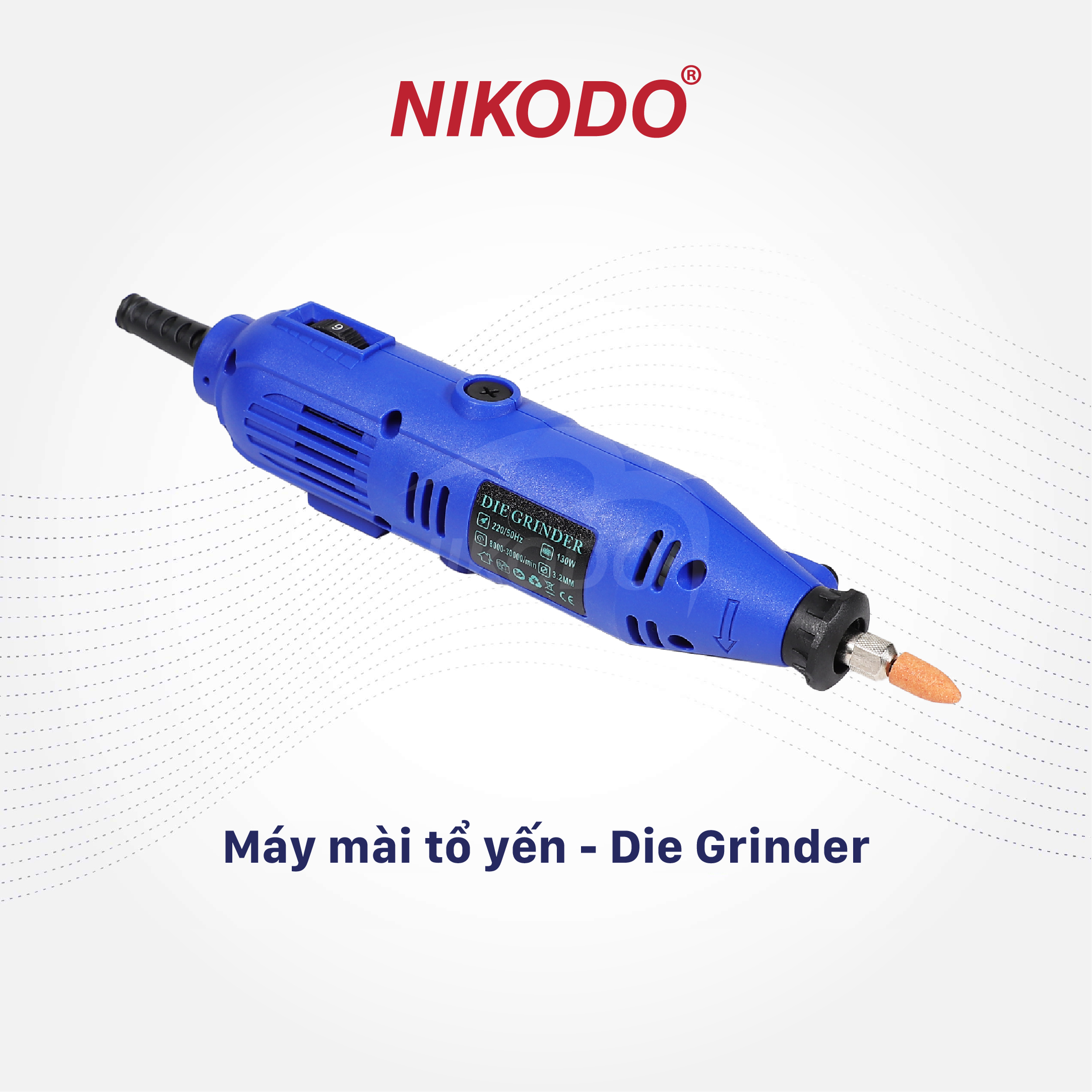 Máy mài chân tổ yến thô, tặng kèm 2 viên đá mài/Dụng cụ tinh chế yến Nikodo