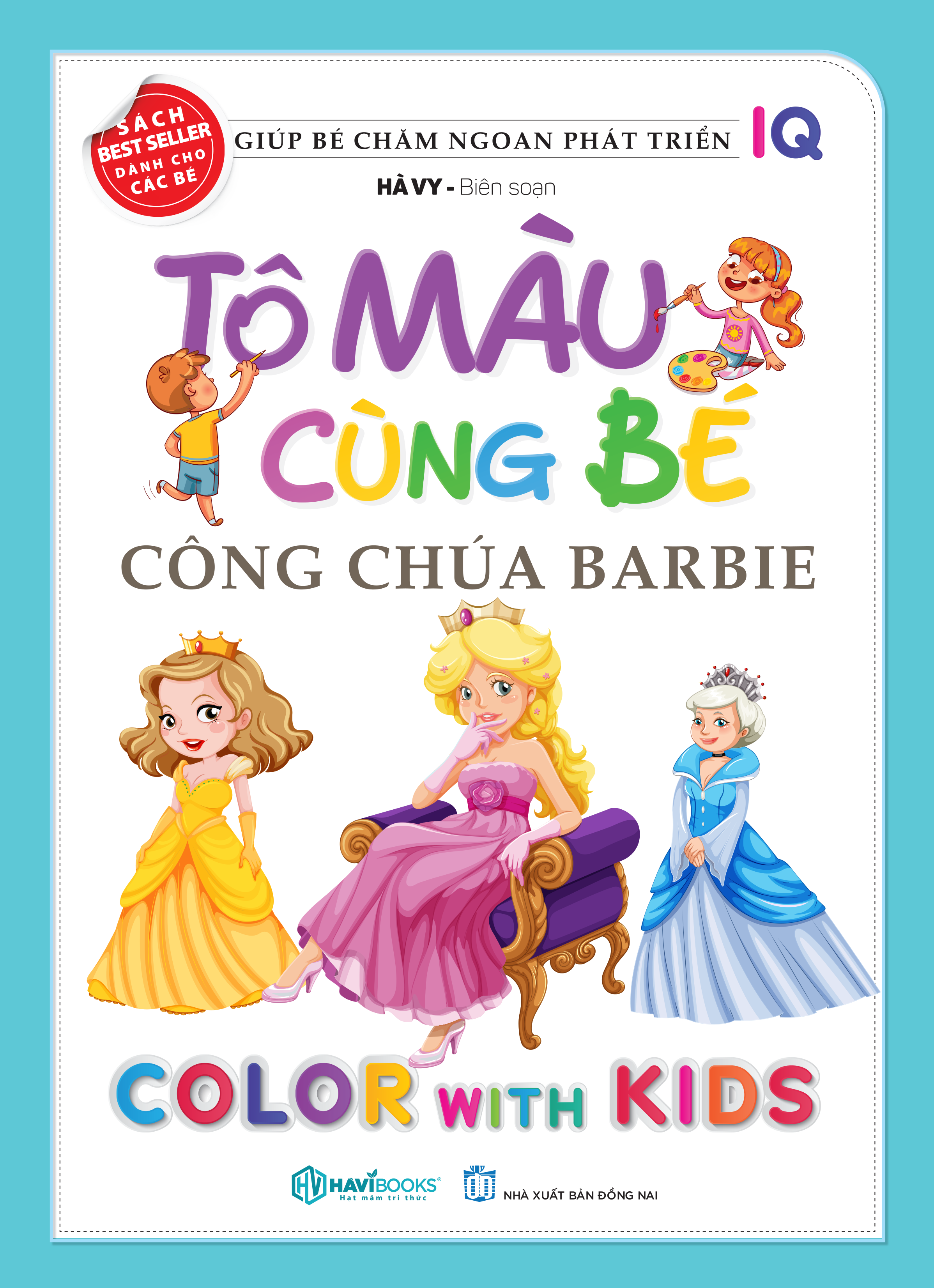 Tô màu cùng bé - công chúa barbie