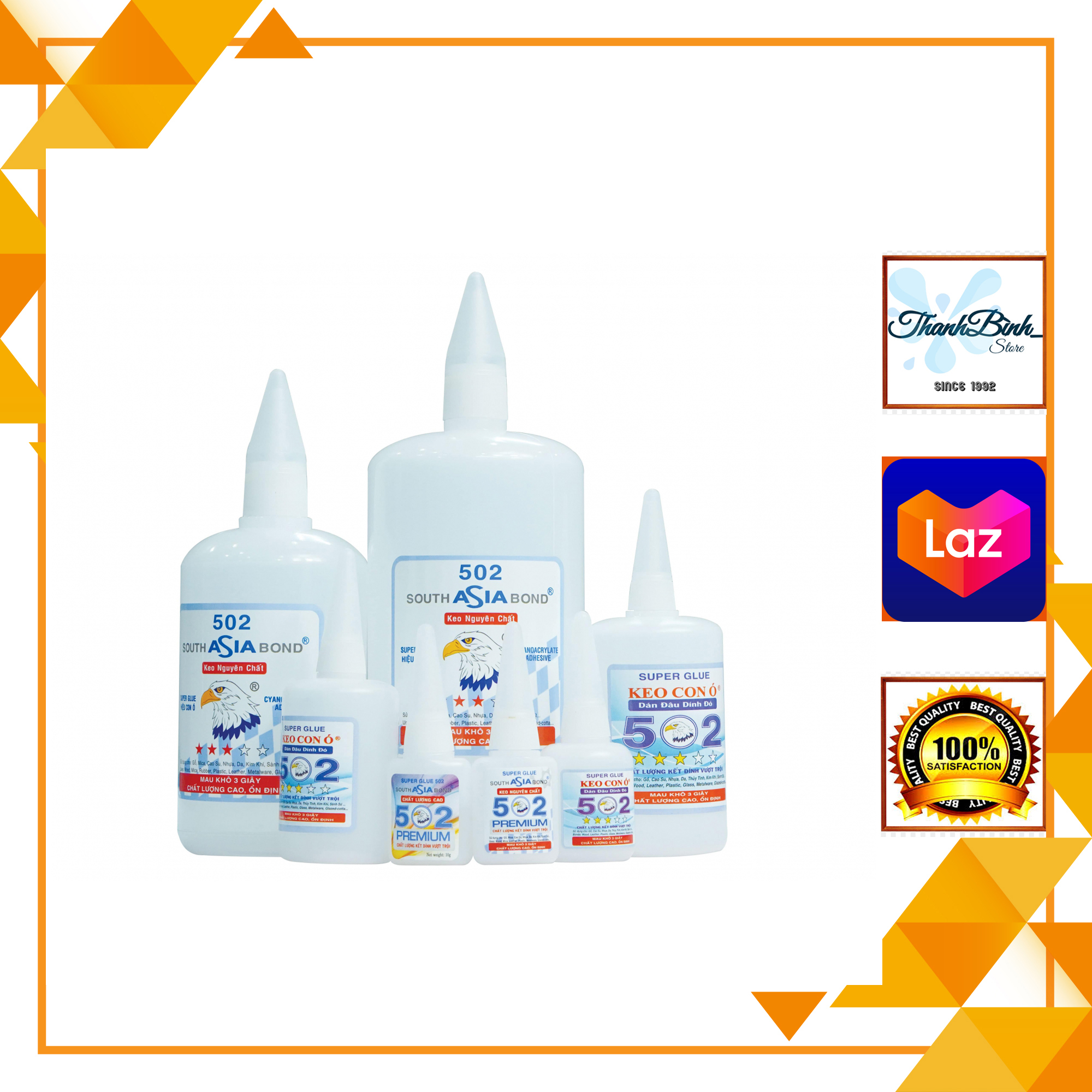 Keo dán đa năng 502 cao cấp- dán sắt/ gỗ...