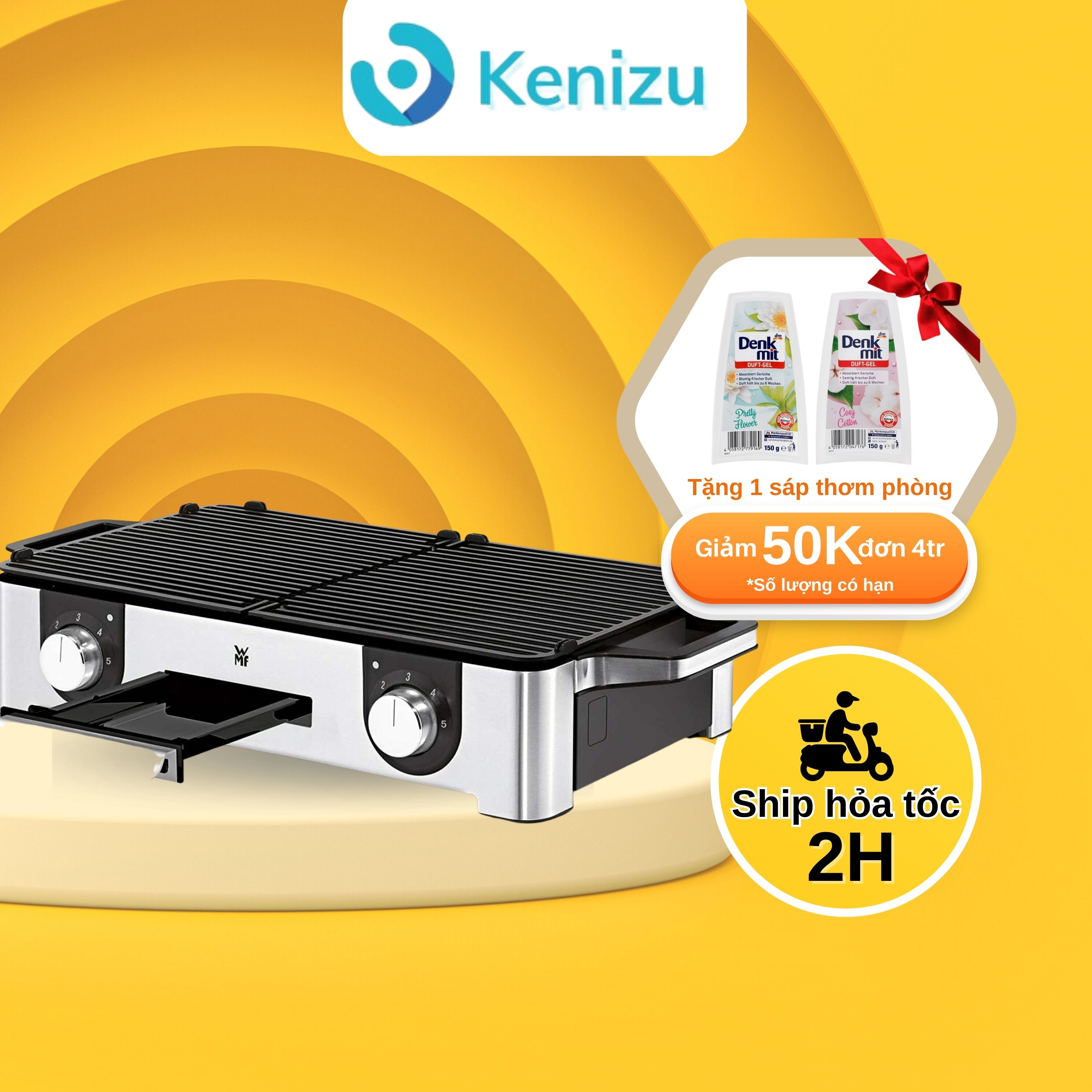 Bếp nướng wmf lono master-grill - công suất 2400 w - có thể nướng ngoài trời