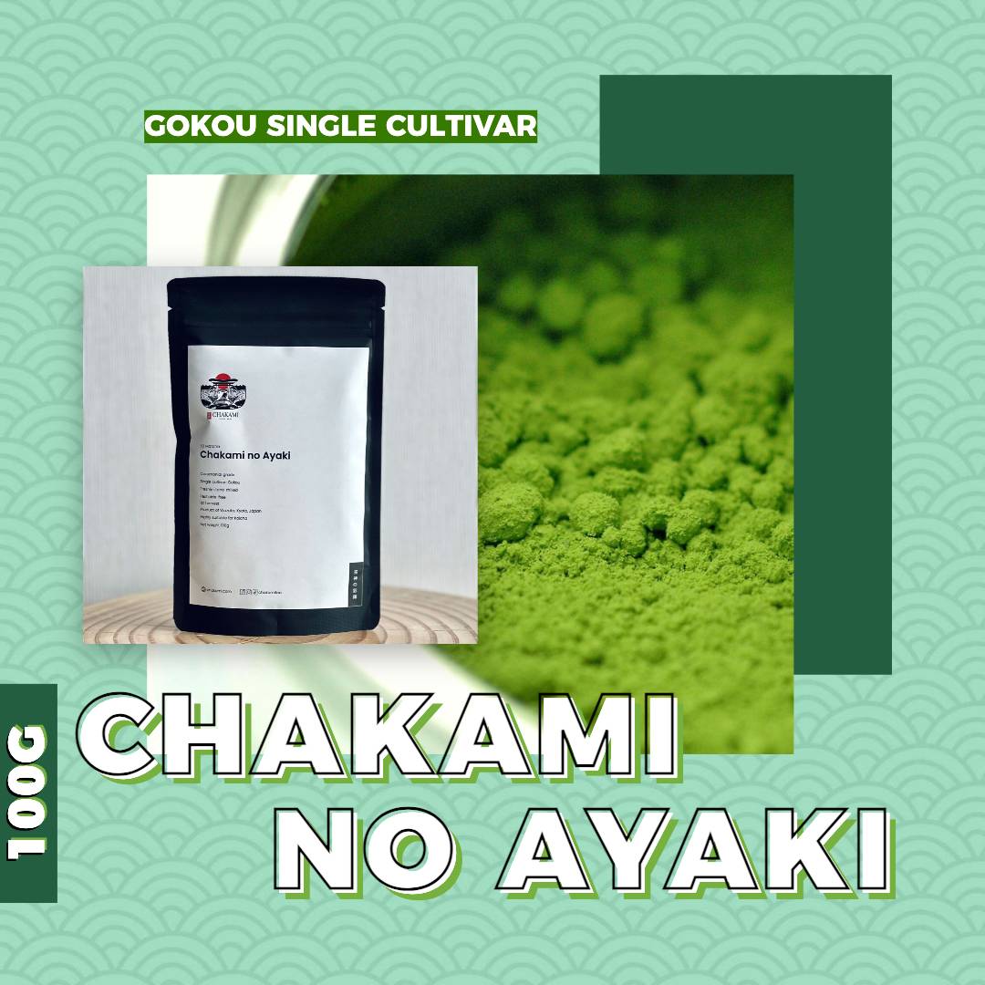 100g Bột Matcha Uji Nhật Bản - Chakami no Ayaki (Giống trà Gokou) | Ceremonial Grade | Thu hoạch tại Kyoto, Nhật Bản