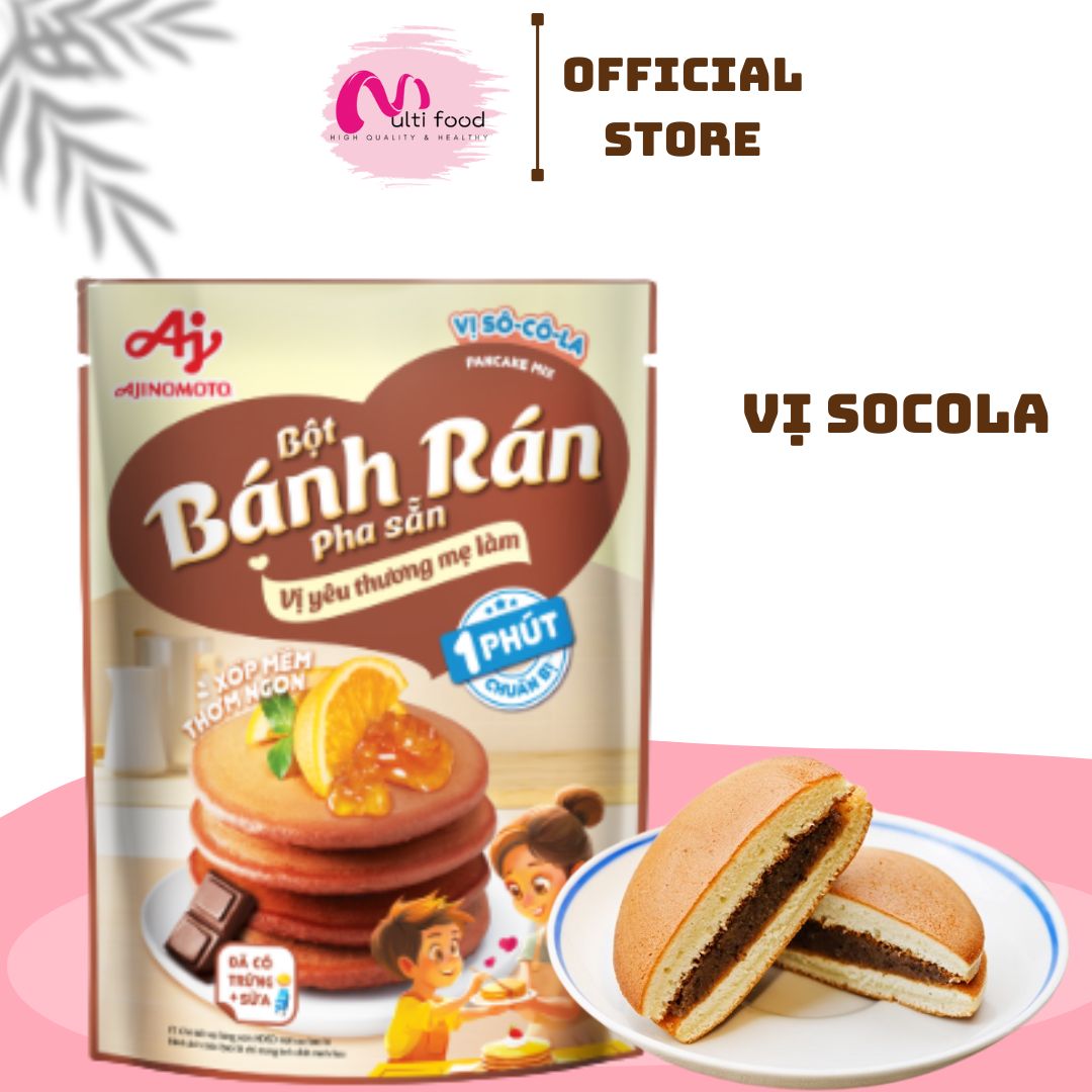 Bột bánh rán pha sẵn Ajinomoto vị Socola 200g