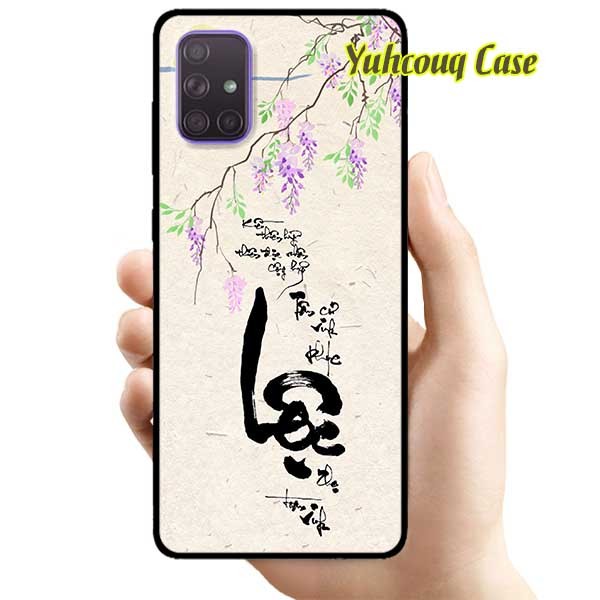 Ốp lưng dành cho samsung a71 - thư pháp lộc