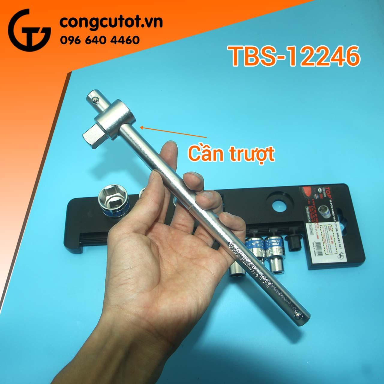 Bộ tuýp 10 chi tiết cần trượt top tbs-12246
