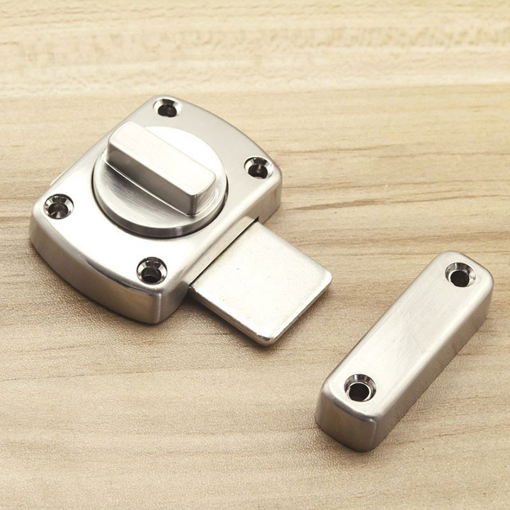 Khóa Chốt Núm Xoay - 1 Khoá - Khoá Chốt Cửa An Toàn, Chốt Móc Khoá Hàng Xịn Dùng Cho Cửa Phòng, Cửa Sổ, Cửa Chính