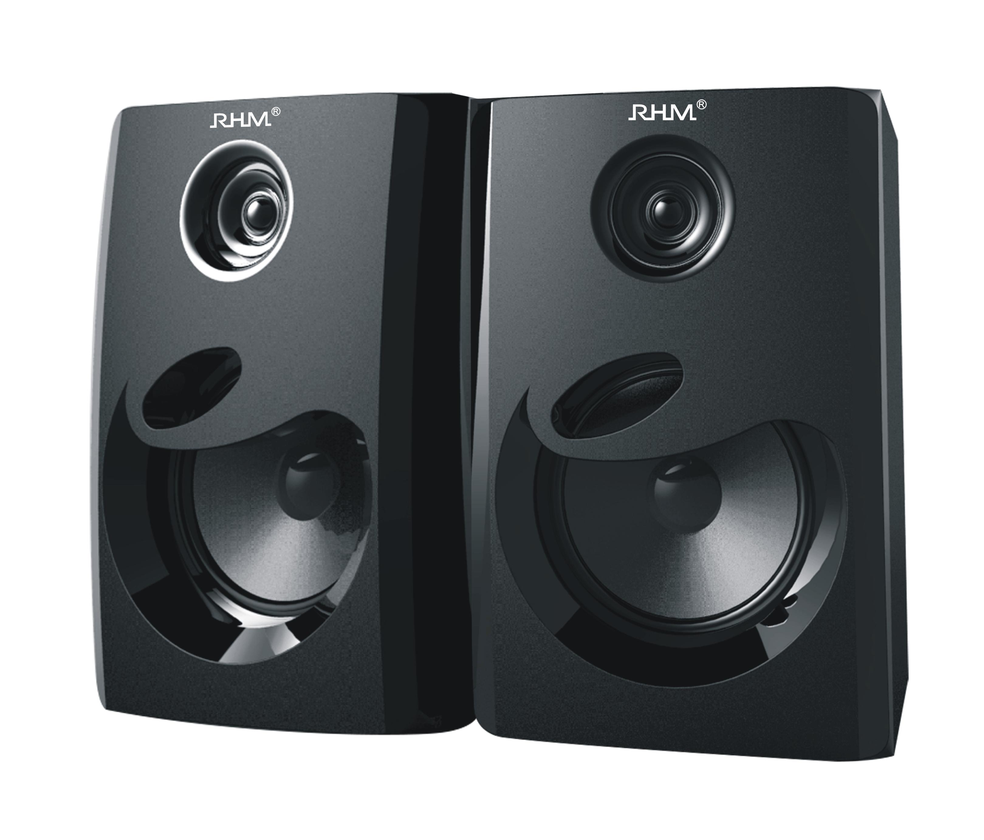 Bộ Loa vi tính 2.0 RM115 và RM115 BT công suất 10W (5Wx2) - Loa chất lượng cao chính hãng RHM