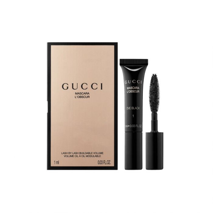 Chuốt mi mascara dày và dài mi l'obscur gucci 1 eve black