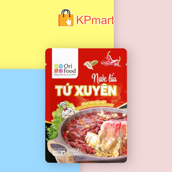 Nước cốt lẩu tứ xuyên orifood 200g