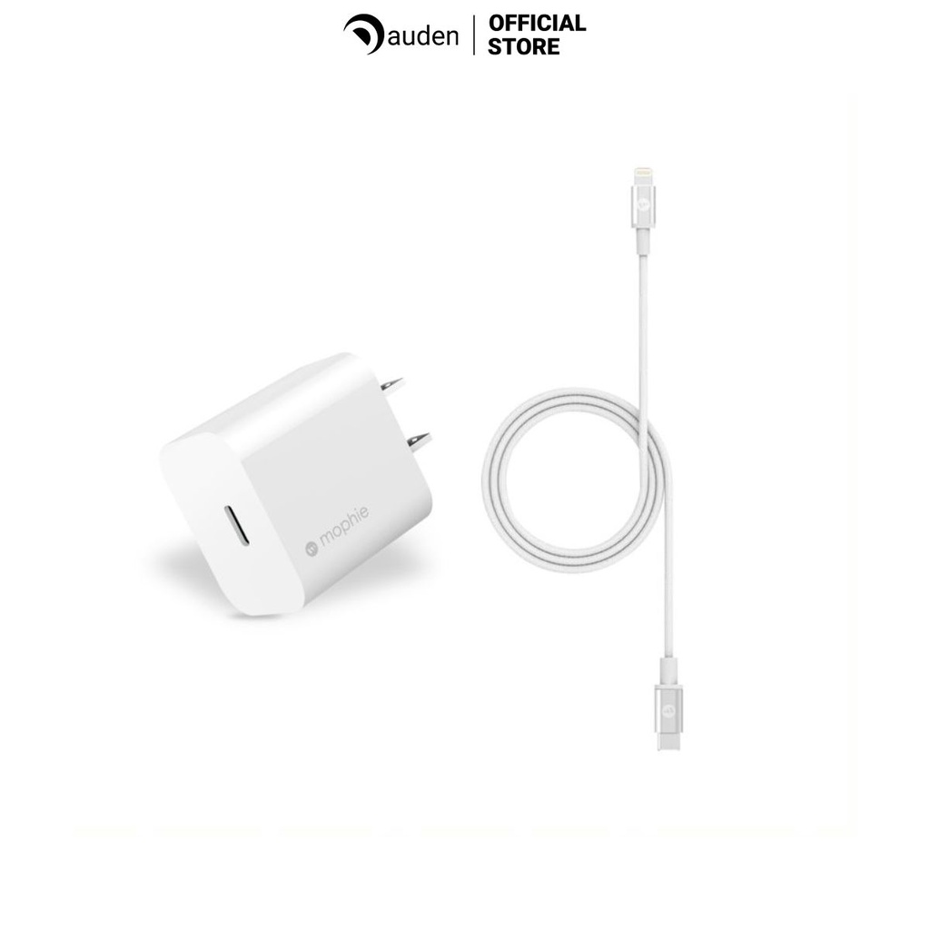 Combo sạc nhanh mophie pd 18w cho ip/tablet táo hàng chính hãng