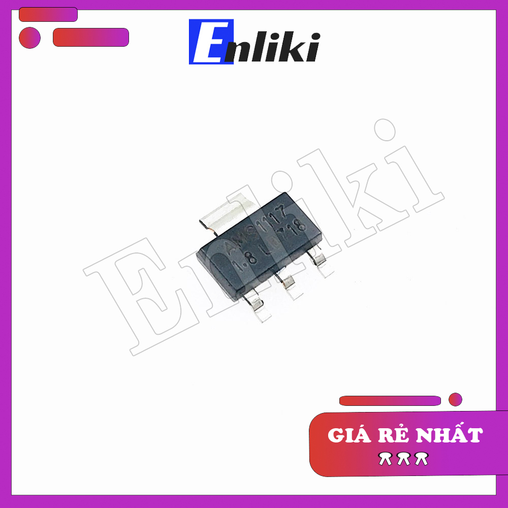 Ic ổn áp ams1117 1.8v 1a sot223