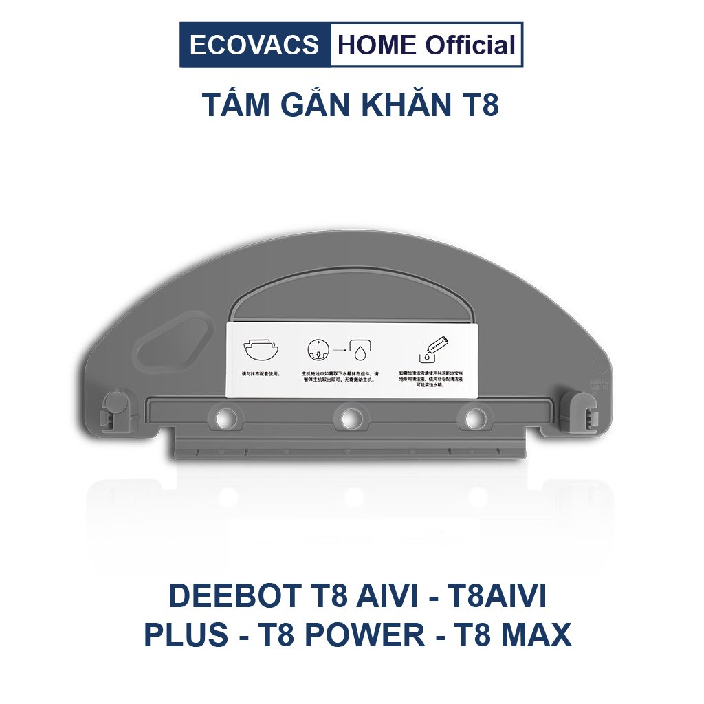 Tấm gắn khăn lau robot hút bụi ecovacs deebot t8 aivi - t8 aivi plus - t8 power - t8 max