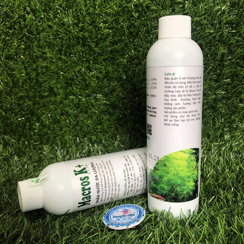 Macros K+ Phân nước cung cấp Kali cho cây thủy sinh 230ml
