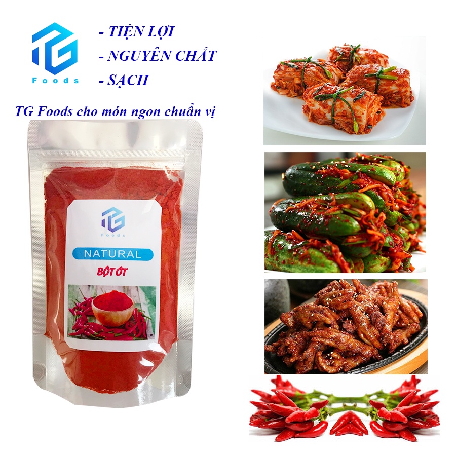 Gia vị thiết yếu - bột ớt hàn quốc túi 100g
