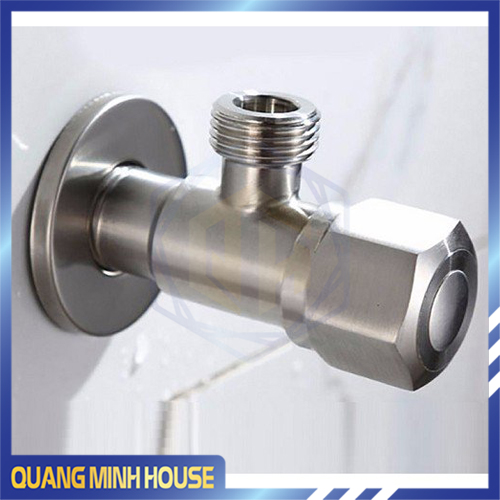 Van F 2 ngã INOX 304 chia nước cho hệ thống vòi xịt vệ sinh và bồn cầu - Giảm áp chia bồn cầu