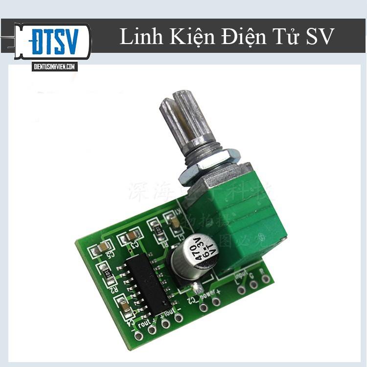 Module loa mini 2x3w pam8403 có triết áp