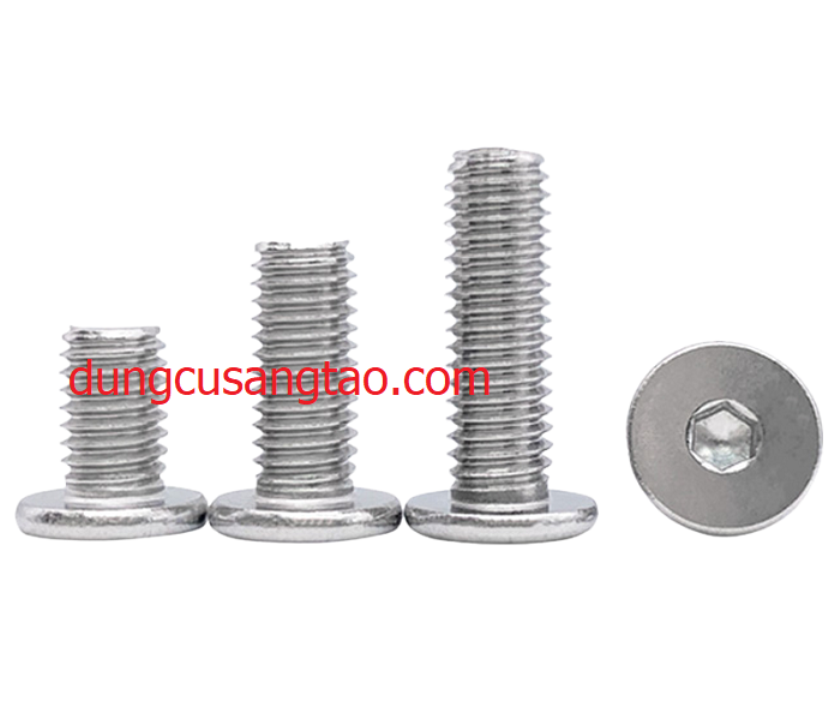 Ốc lục giác đầu phẳng Inox - Openbuilds (M5)