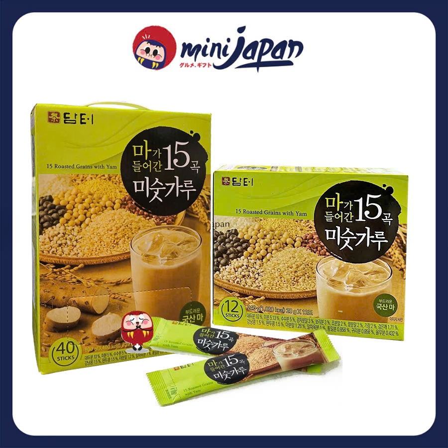 Bột ngũ cốc 15 loại hạt Damtuh Hàn Quốc 12/40 gói