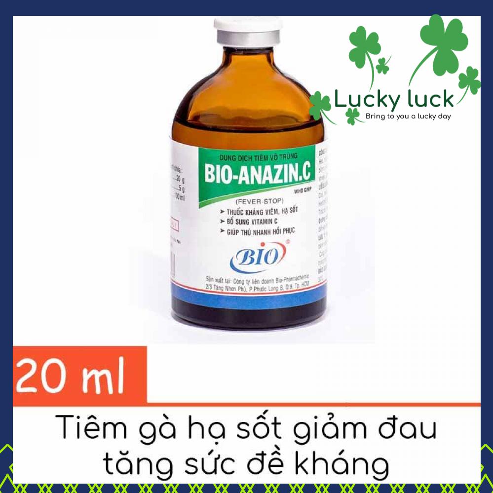 Thuốc hạ sốt giảm đau tăng sức đề kháng cho gà - Bio Analgin C 20ml