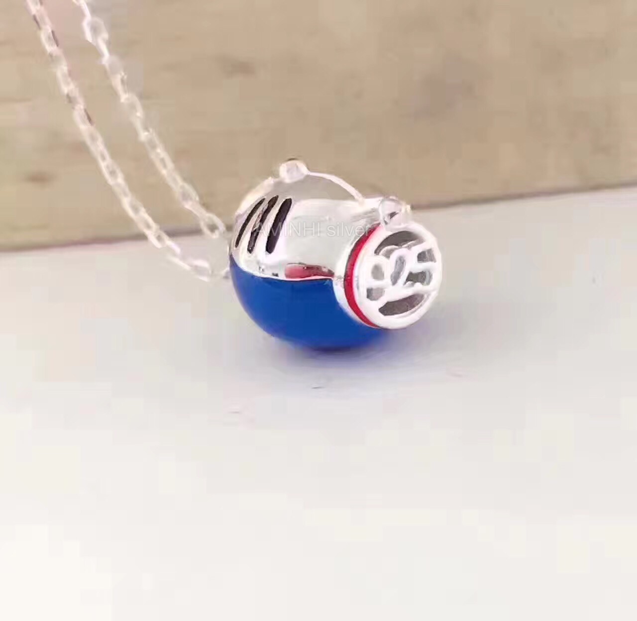 Dây chuyền Bạc 925 Doraemon đáng yêu (HY01684)