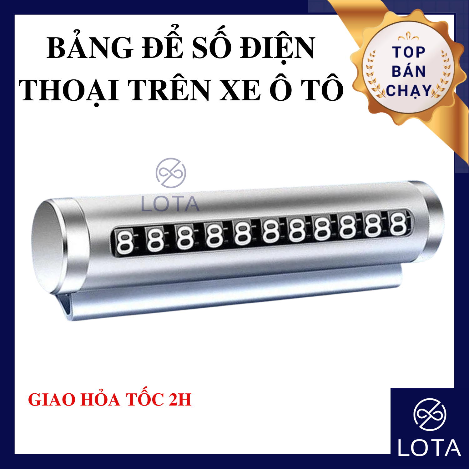 BẢNG GHI SỐ ĐIỆN THOẠI XE HƠI ĐỔI SỐ BẰNG NÚM XOAY để lại sđt khi đỗ oto để trên taplo ô tô có bút điều chỉnh thay đổi số điện thoại dễ dàng biển đậu xe tạm thời LOTA SHOP