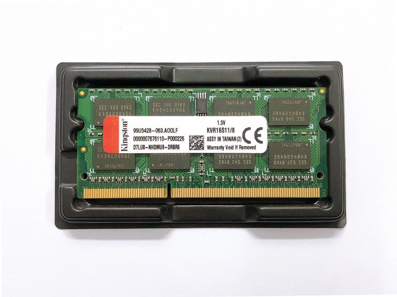 Ram Kingston Laptop 8GB DDR3-1600Mhz SODIMM PC3-12800