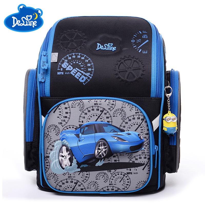 Cặp balo chống gù delune cho bé trai - mẫu 6-103