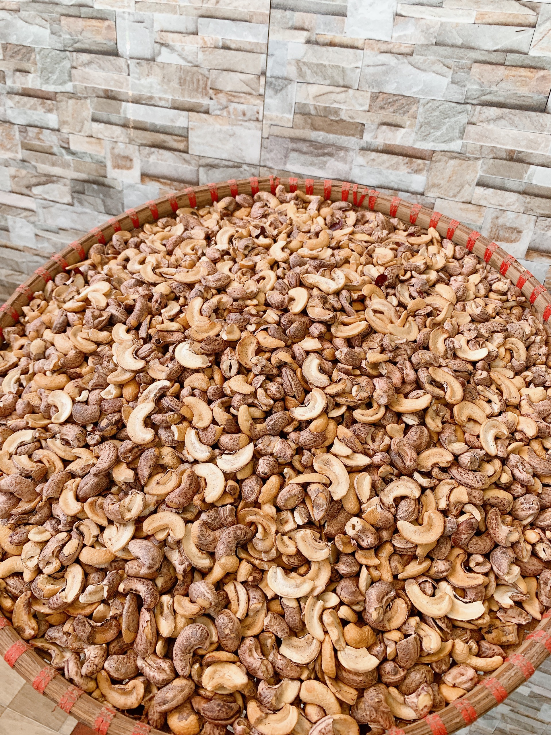 Gói 200g hạt điều bể rang muối giòn thơm