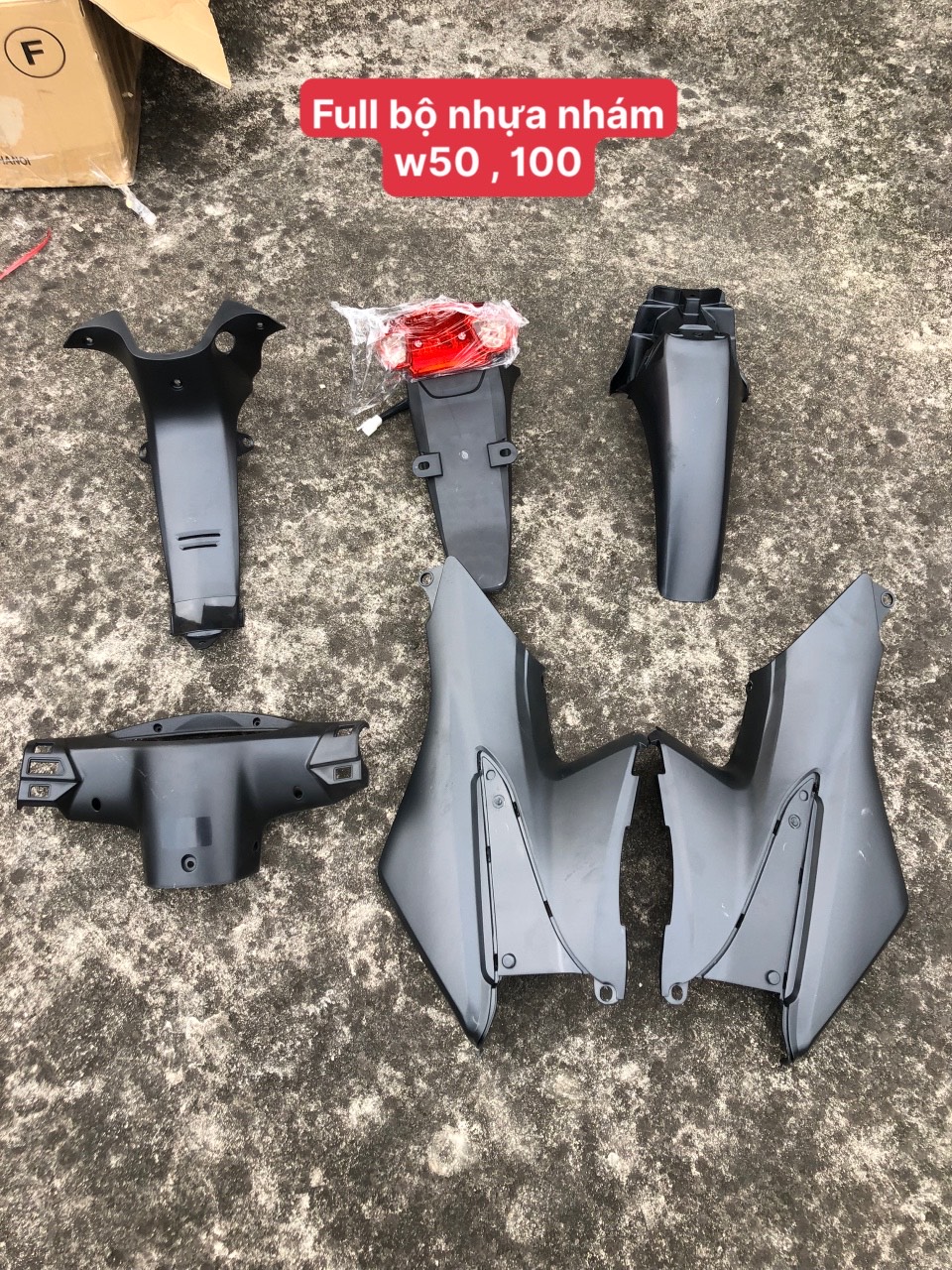 Full bộ nhựa nhám dành cho các đời wave rs, wave S , 50,100cc