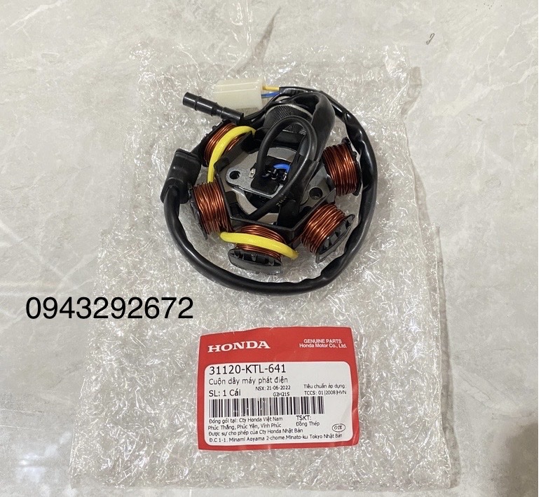 Cuộn điện dream 100, wave 100, rs 100 honda
