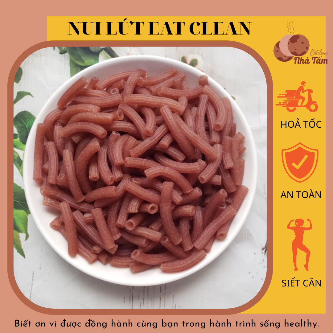 Nui gạo lứt, rau củ, chùm ngây, khoai lang eatclean thực dưỡng gói 500/300gr