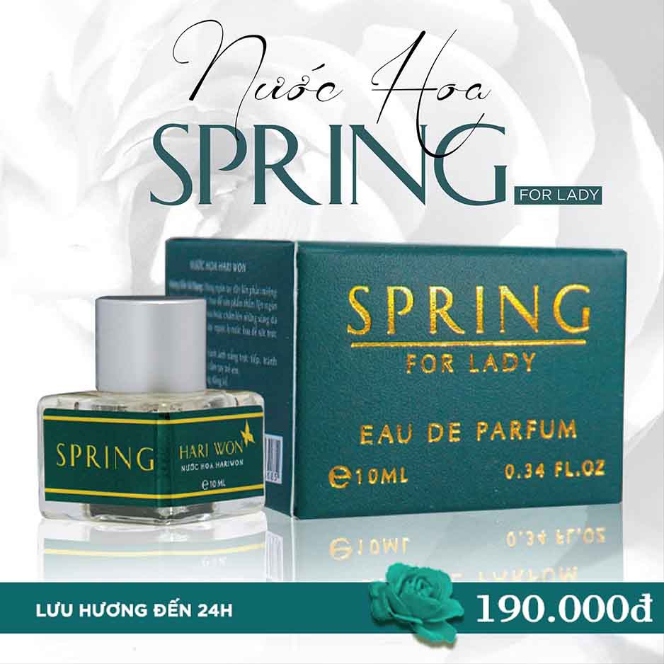 Nước hoa chấm nữ spring hương thơm quyến rủ lưu hương ngày dài.nước hoa