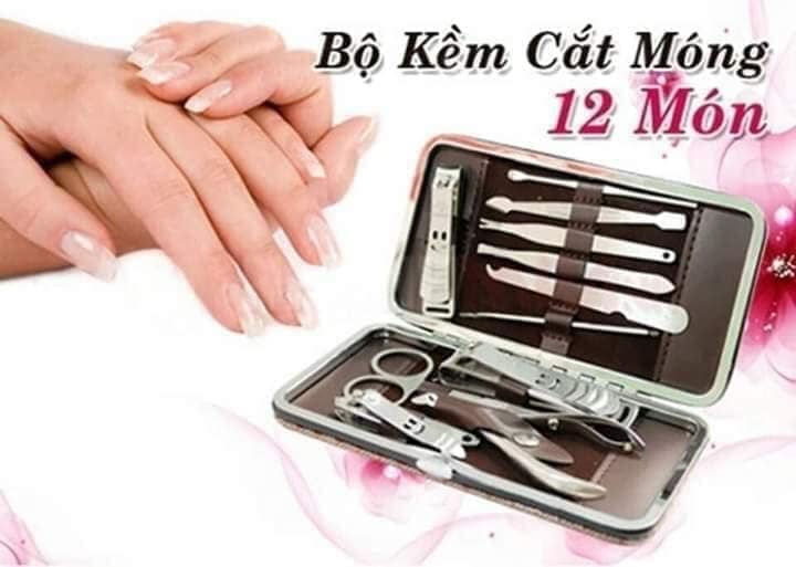 Bộ kiềm cắt móng 12 món.