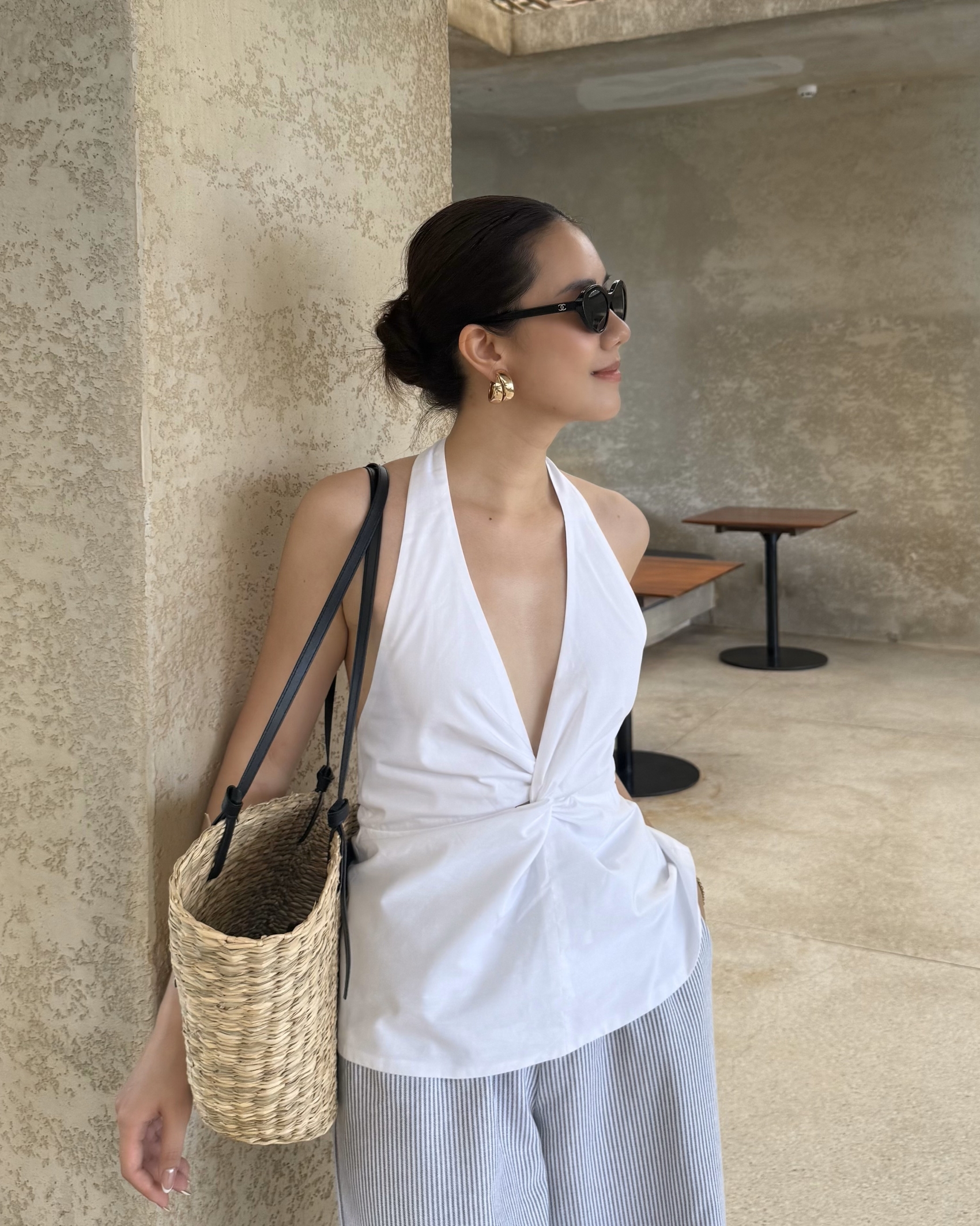  AO'EM STUDIOS | CAMISO TOP - ÁO KIỂU NỮ DẠNG YẾM 